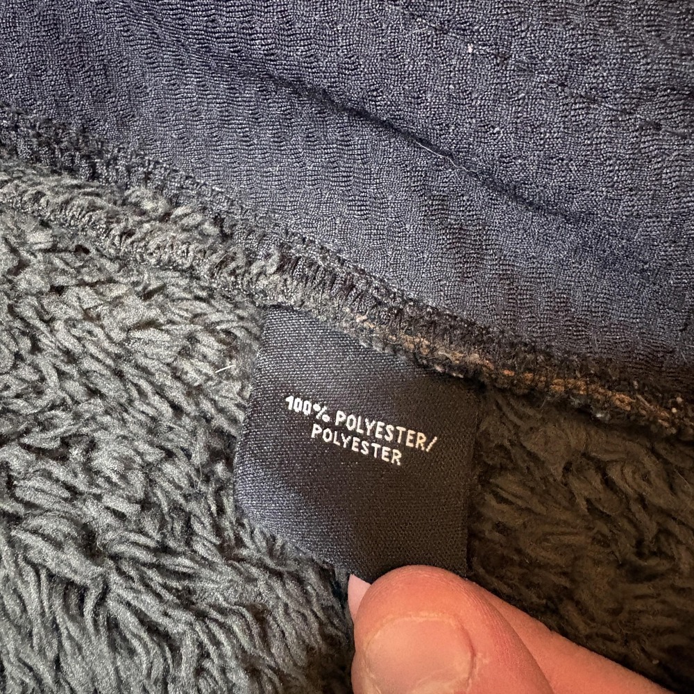 KUHL Flight Jacket Womens Medium Gray Sherpa Fleece Hooded Full Zip Pockets - Picture 10 of 15